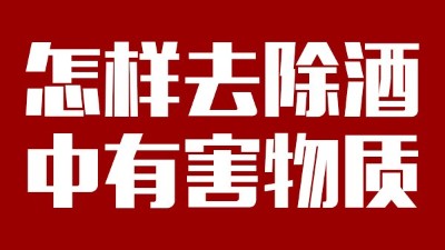 用小型酒廠釀酒設備做酒時，怎樣去除酒中有害物質？