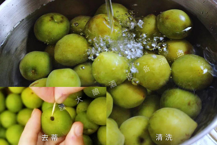 4.15青梅清洗、去蒂