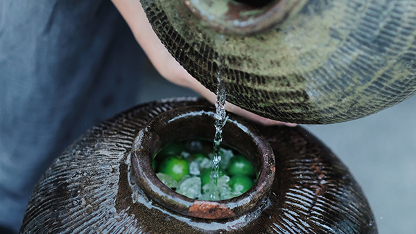 用果酒釀酒設(shè)備釀造的純糧酒泡青梅酒，簡單易做，越泡越香